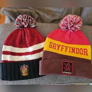 Gryffindor Themed Knit Beanies ( Both)